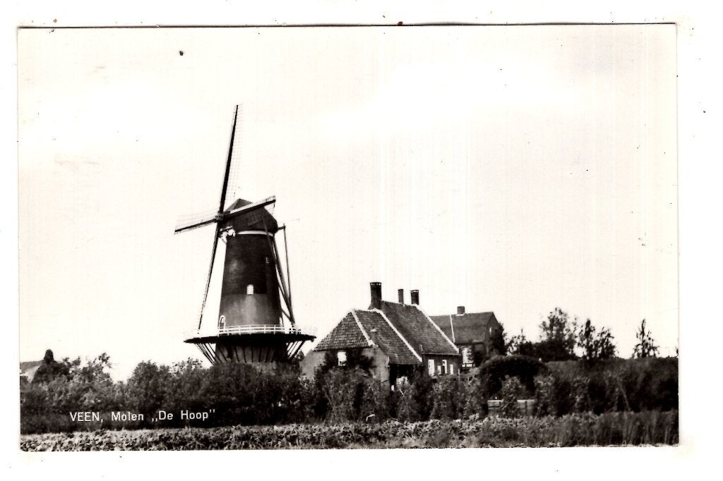 Veen Noord Brabant  Molen van Veen, Ophalen of Verzenden, 1940 tot 1960, Ongelopen, Noord-Brabant