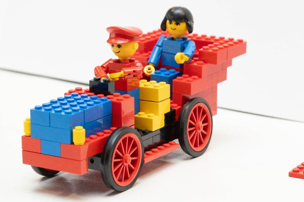 LEGO 196 # Building Set with People:Traffic: Antique Car, Ophalen of Verzenden, Gebruikt, Lego
