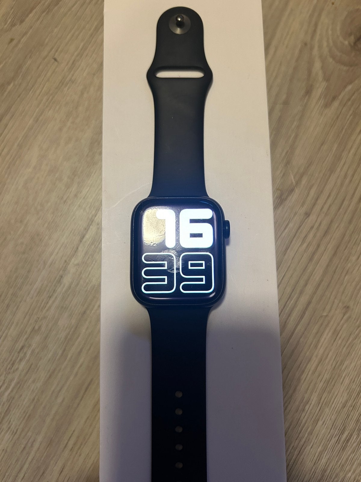 Apple Watch Series 8 45mm als NIEUW!, Ophalen of Verzenden, Zo goed als nieuw, Zwart, IOS