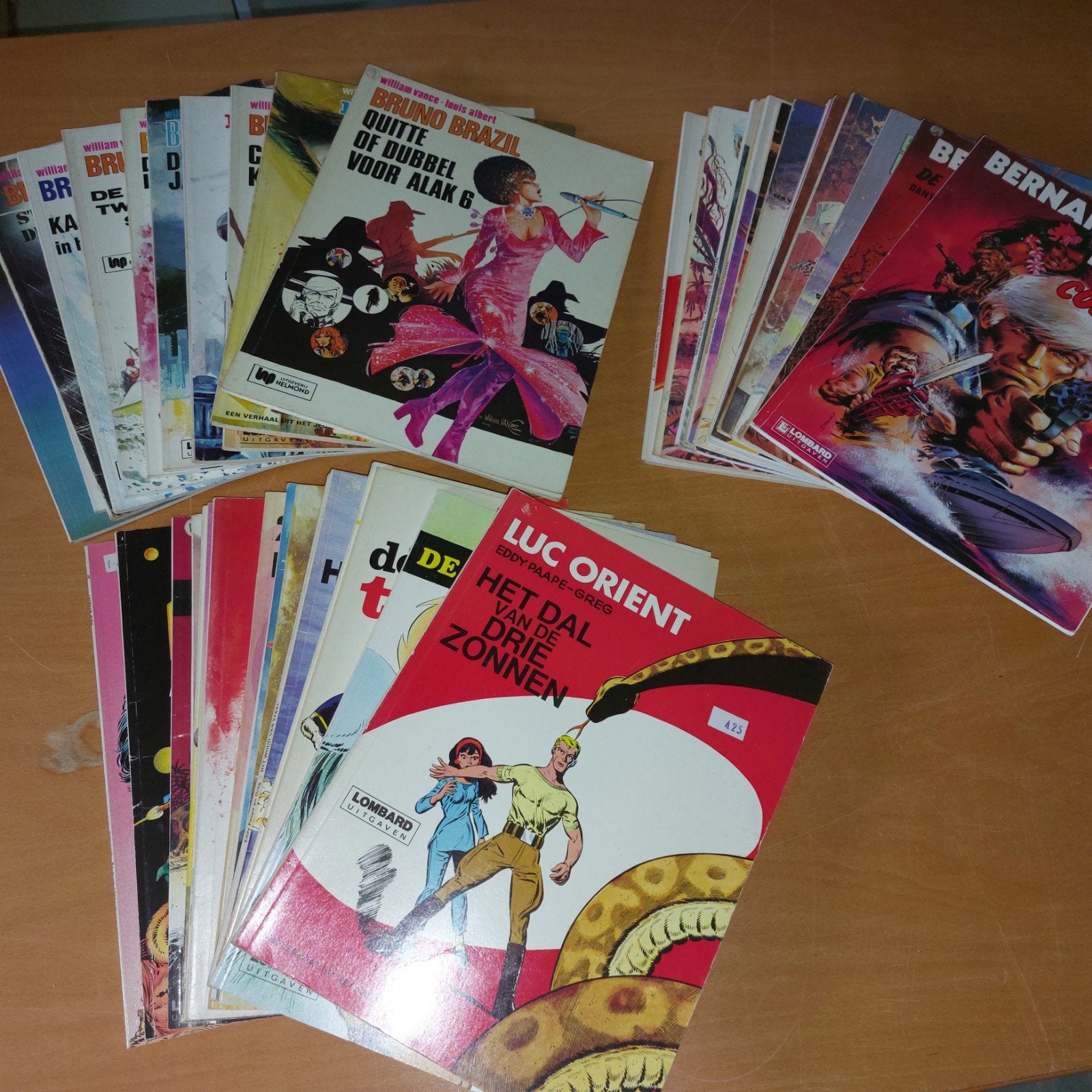 3 x serie Bernard Prince 1 t/m 15 Luc Orient 1 t/m 16 Bruno, Complete serie of reeks, Ophalen of Verzenden, Gelezen