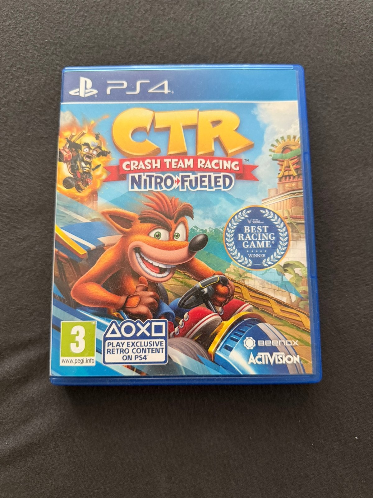 CTR Crash team racing nitro-fueled, Racen en Vliegen, Ophalen of Verzenden, Zo goed als nieuw, 3 spelers of meer
