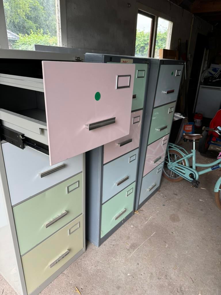 Archiefkasten Gispen, Huis en Inrichting, Kasten | Roldeurkasten en Archiefkasten, Ophalen, 100 tot 150 cm, 50 tot 100 cm, Zo goed als nieuw