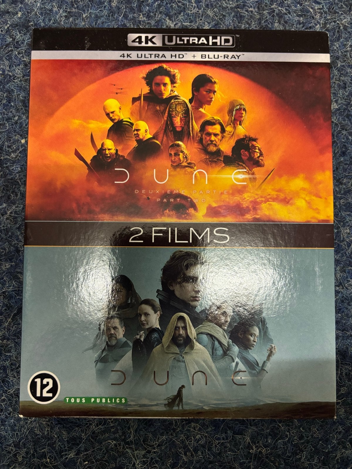 Dune 1 & 2 4K Ultra HD + Blu-ray Boxset, Ophalen of Verzenden, Nieuw in verpakking, Science Fiction en Fantasy, Boxset