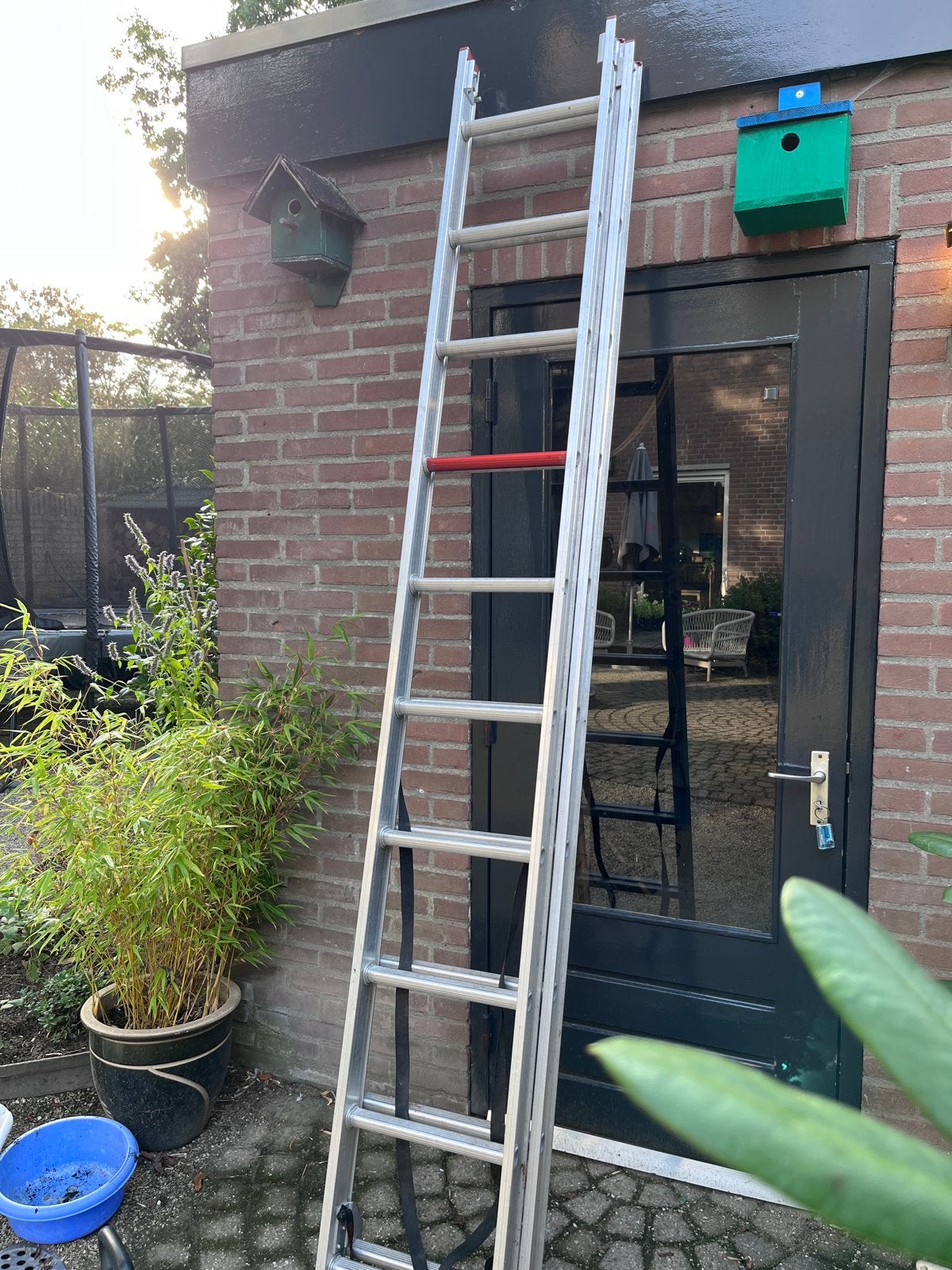 Altrex All Round ladder 2x10, type AR 2050, Ophalen, Gebruikt, Ladder, Opvouwbaar of Inschuifbaar
