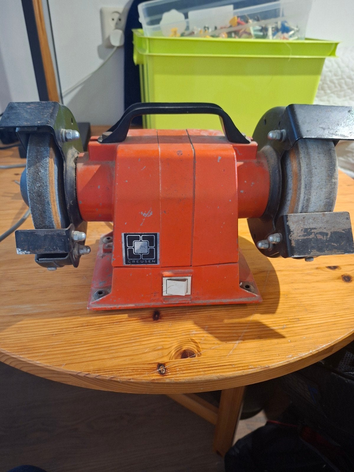 Creusen Werksbank Slijpmachine DS 2150 TS, Doe-het-zelf en Verbouw, Ophalen, Gebruikt, Minder dan 700 watt, Werkbankslijpmachine