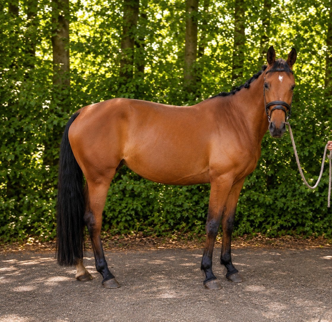 5 jarige  allround merrie, Dieren en Toebehoren, Merrie, Met stamboom, B, 3 tot 6 jaar