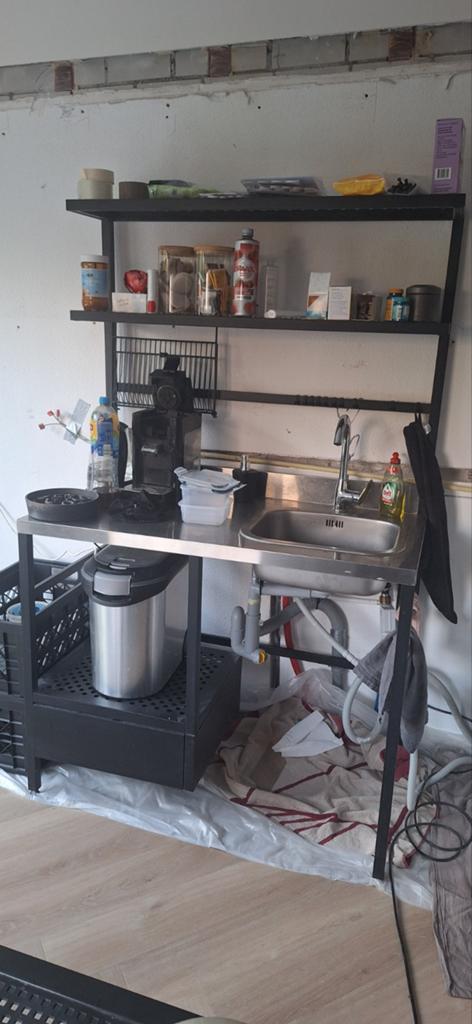 HELE MOOIE EN COMPLETE NOODKEUKEN!! TEAB!!, Ophalen, Zo goed als nieuw