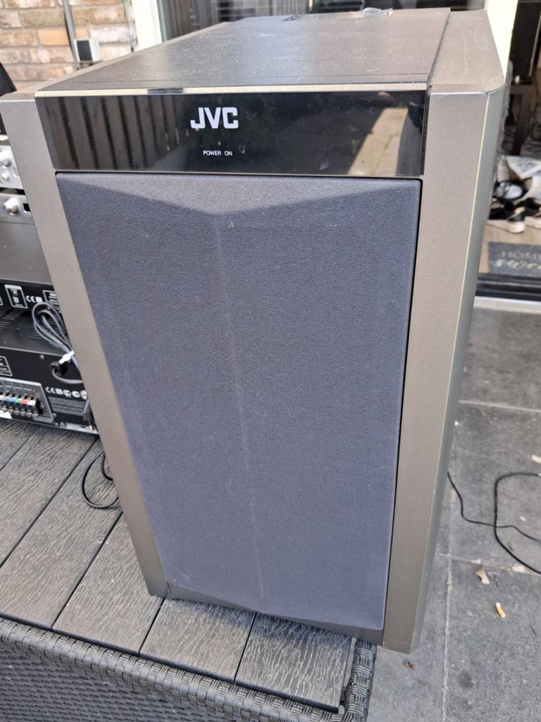 JVC Actieve Subwoofer SP-PWA10 - Krachtige Bass, Gebruikt, Subwoofer, JVC, Ophalen of Verzenden