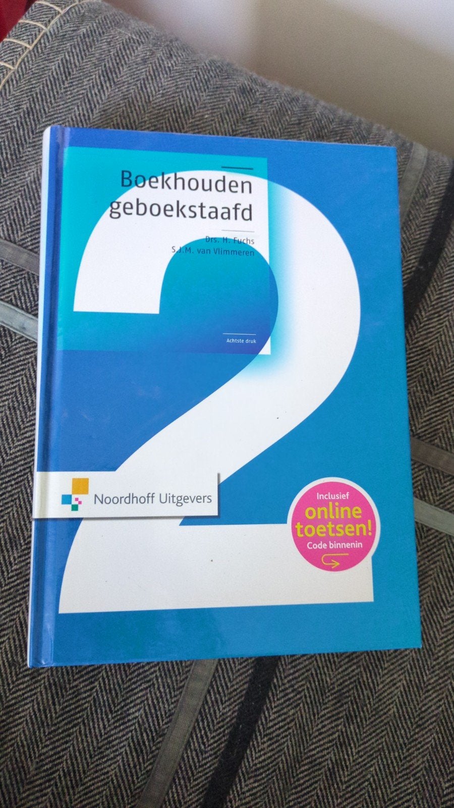 Boekhouden Geboekstaafd 2 - Noordhoff Uitgevers, Ophalen, Zo goed als nieuw, Gamma, Drs. H. Fuchs, S.H. van Vlimmeren