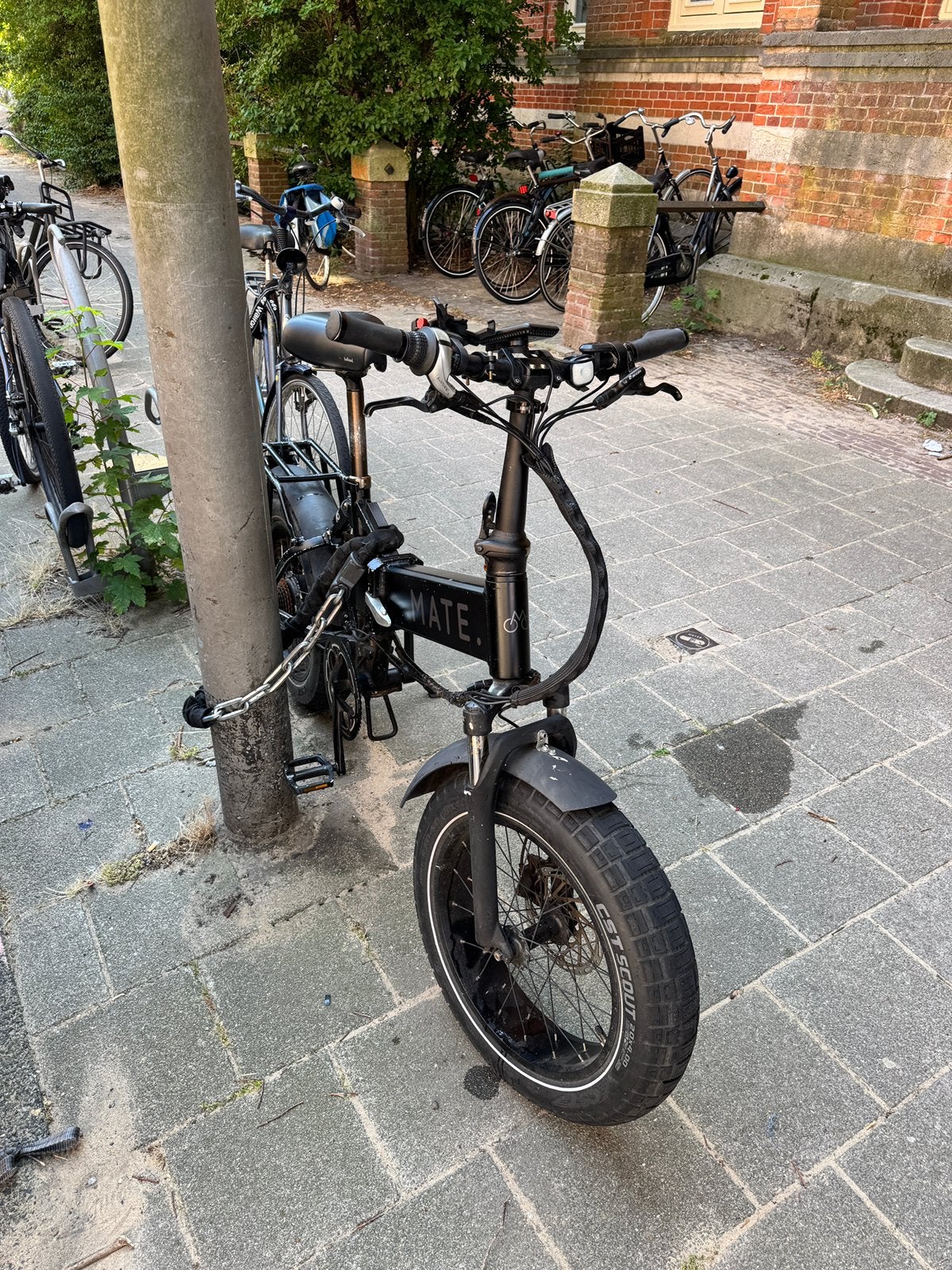 MATE X BIKE 750W (frame ingescheurd), Fietsen en Brommers, Ophalen of Verzenden, Gebruikt, 50 km per accu of meer, Overige merken