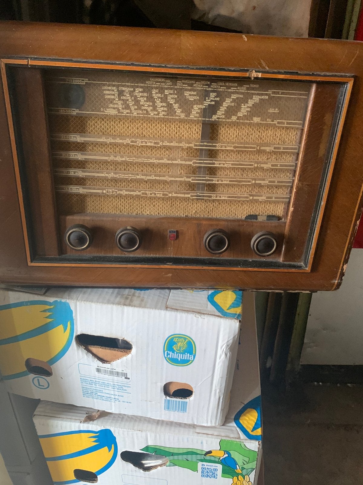 2 oude antieke fhilips radio, s, Ophalen of Verzenden