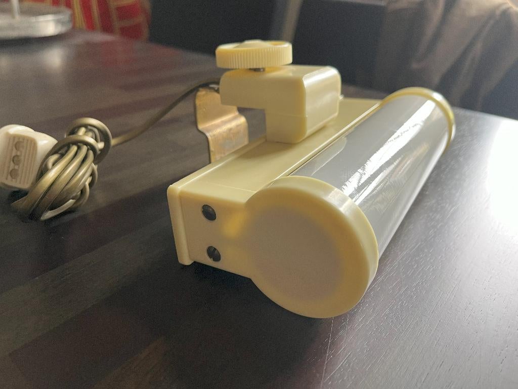 Wit bakeliet badkamer lampje, Antiek en Kunst, Ophalen of Verzenden