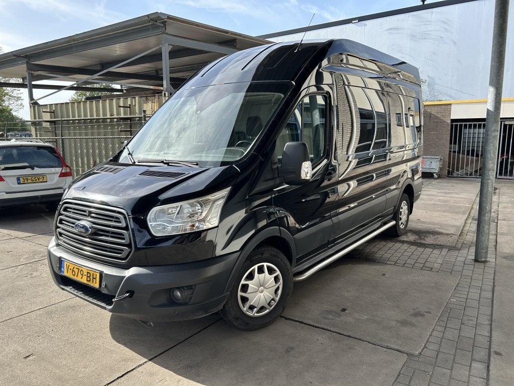 Ford Transit 350 2.0 TDCI L3H2 MOTOR SCHADE DEFECT, Auto's, Stof, 4 cilinders, Zwart, Origineel Nederlands