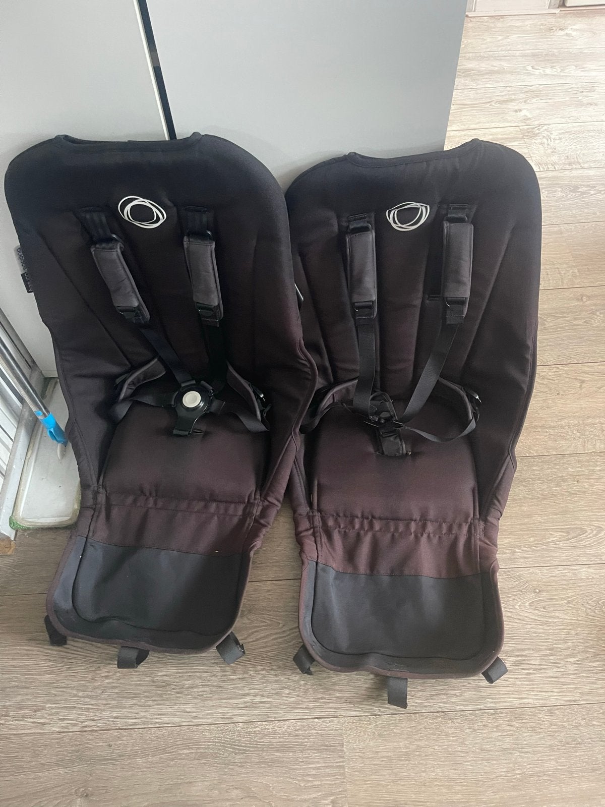 Bugaboo Donkey Duowagen Zitjes - Zwart, Kinderwagen, Gebruikt, Ophalen of Verzenden, Duowagen