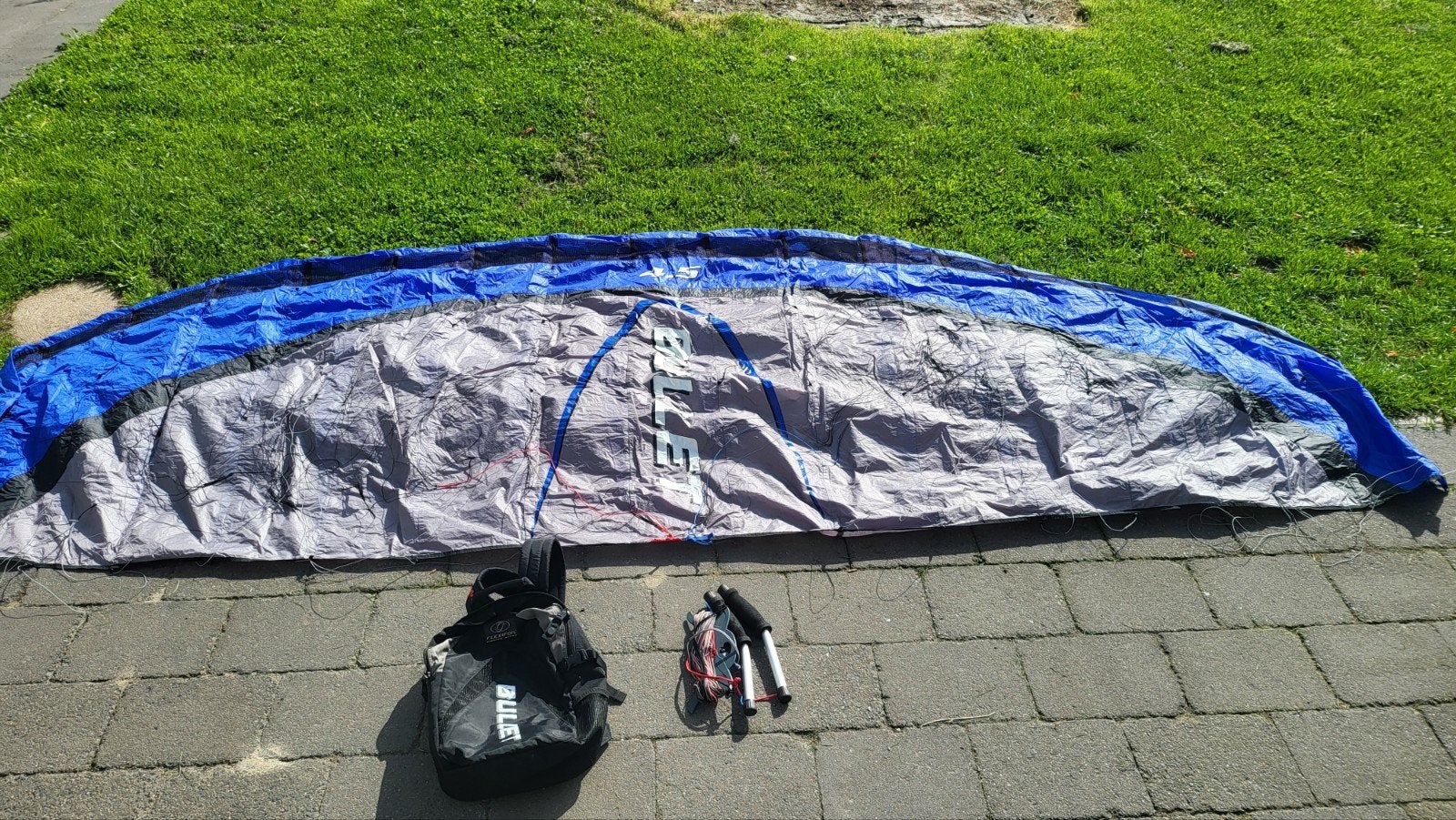 Flexifoil Bullet Powerkite - Complete set met rugzak, Ophalen of Verzenden