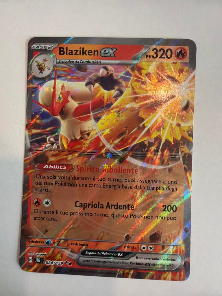 Blaziken ex (it), Ophalen of Verzenden, Nieuw, Losse kaart, Foil