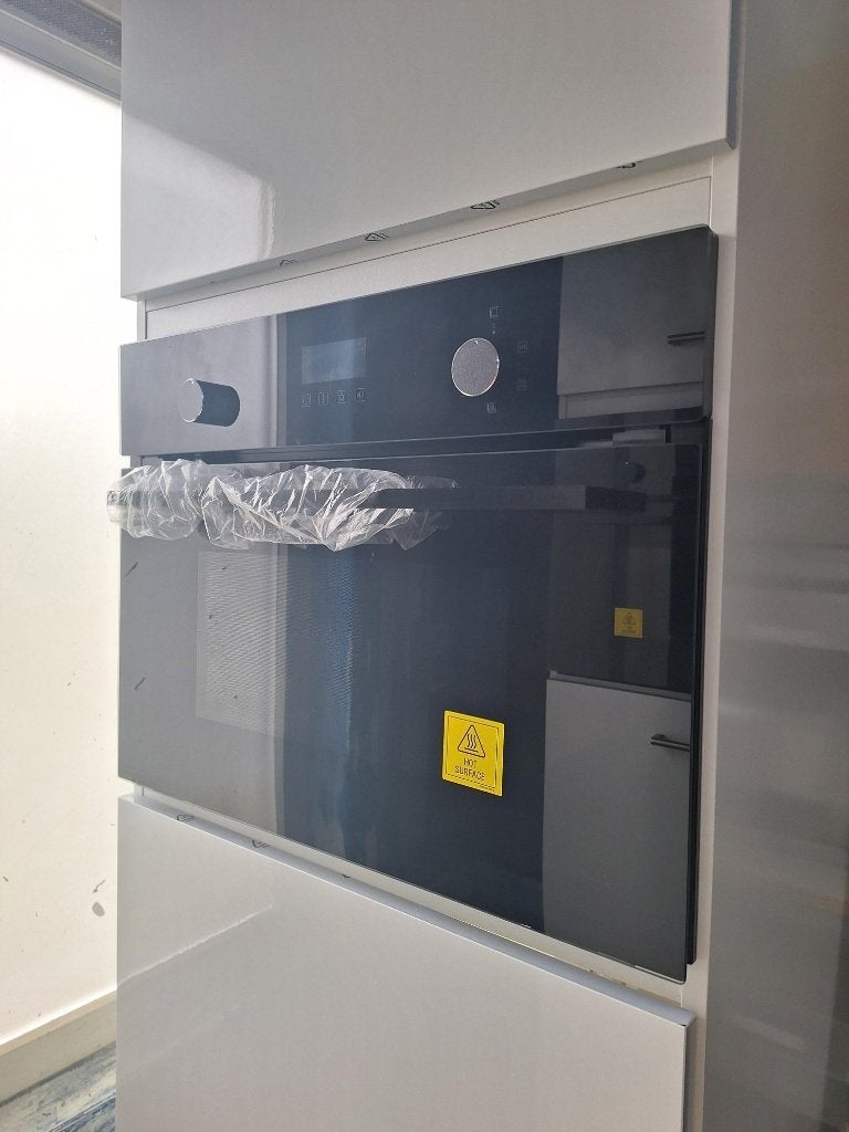 Keuken Compleet met APP 120Keukens op voorraad Nr. 2901, Ophalen, Zo goed als nieuw, Enkelwandige keuken, Greeploos