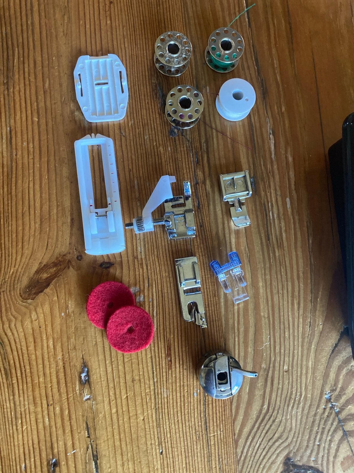 Naaimachine accessoires en voetpedaal, Ophalen of Verzenden, Gebruikt, Overige typen