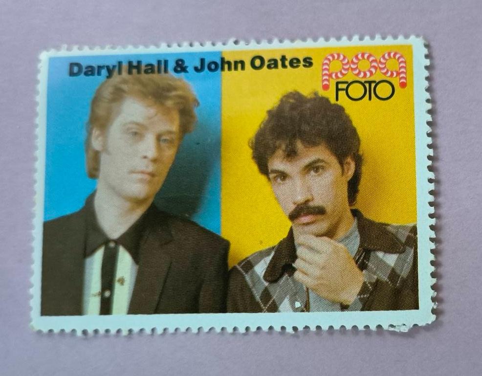 Popfoto zegel Daryl Hall & John Oates, Ophalen of Verzenden, Nieuw, Foto of Kaart