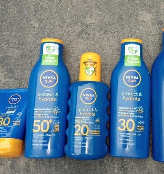 NIVEA SUN Protect & Hydrate Zonnebrand - Diverse SPF's, Ophalen of Verzenden, Nieuw, Zonnebrand of After Sun