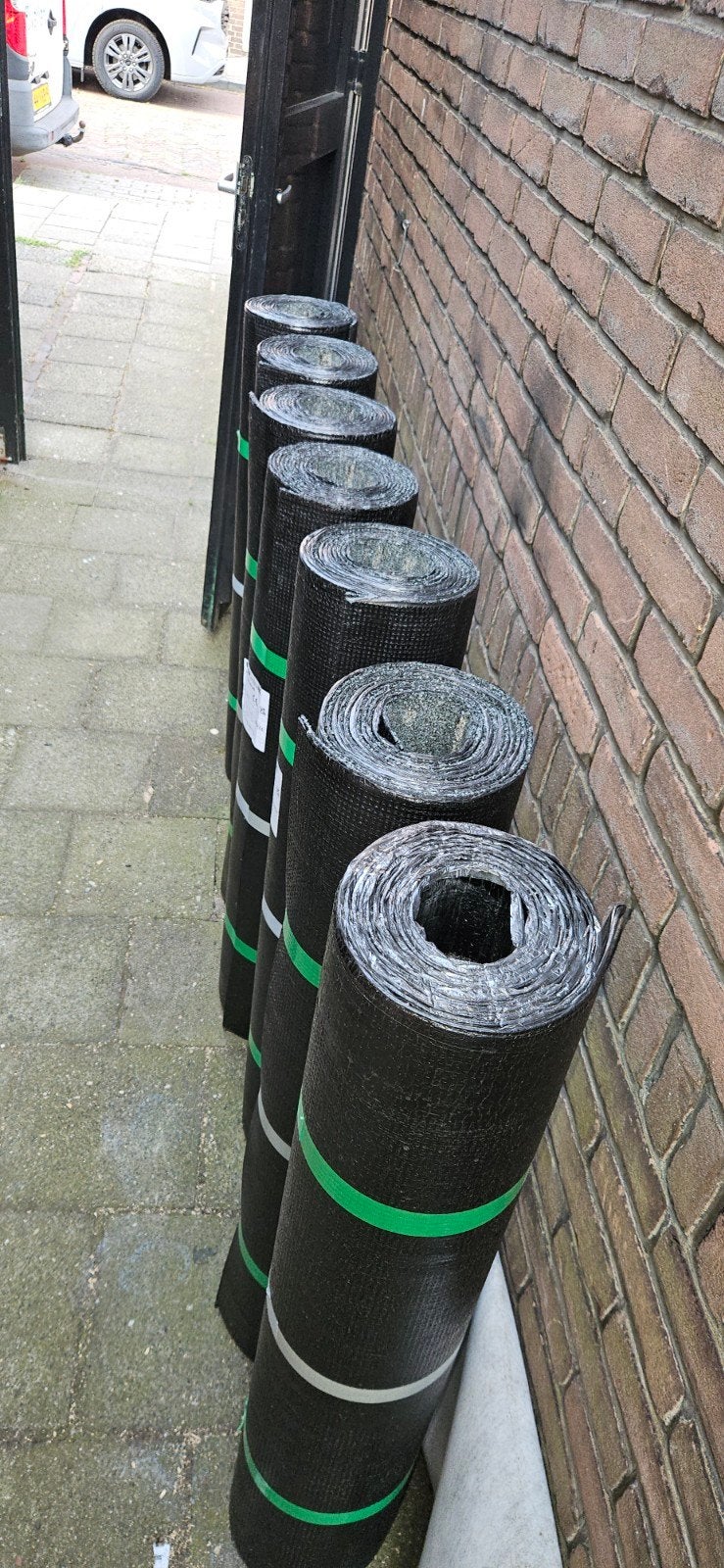 Nieuw Dakleer Rollen - Hoogwaardige Dakbedekking, Ophalen, Overige materialen, Zwart, Nieuw