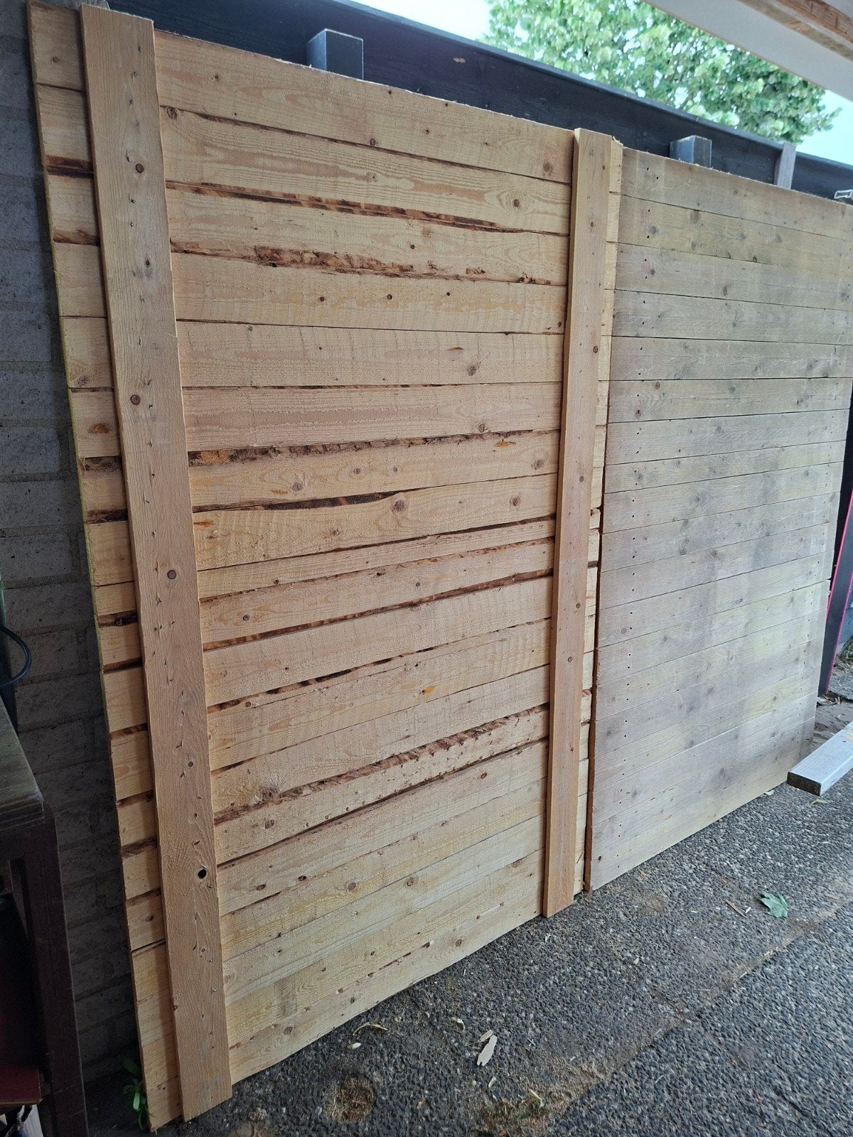 Houten vlonders, Ophalen, Hout
