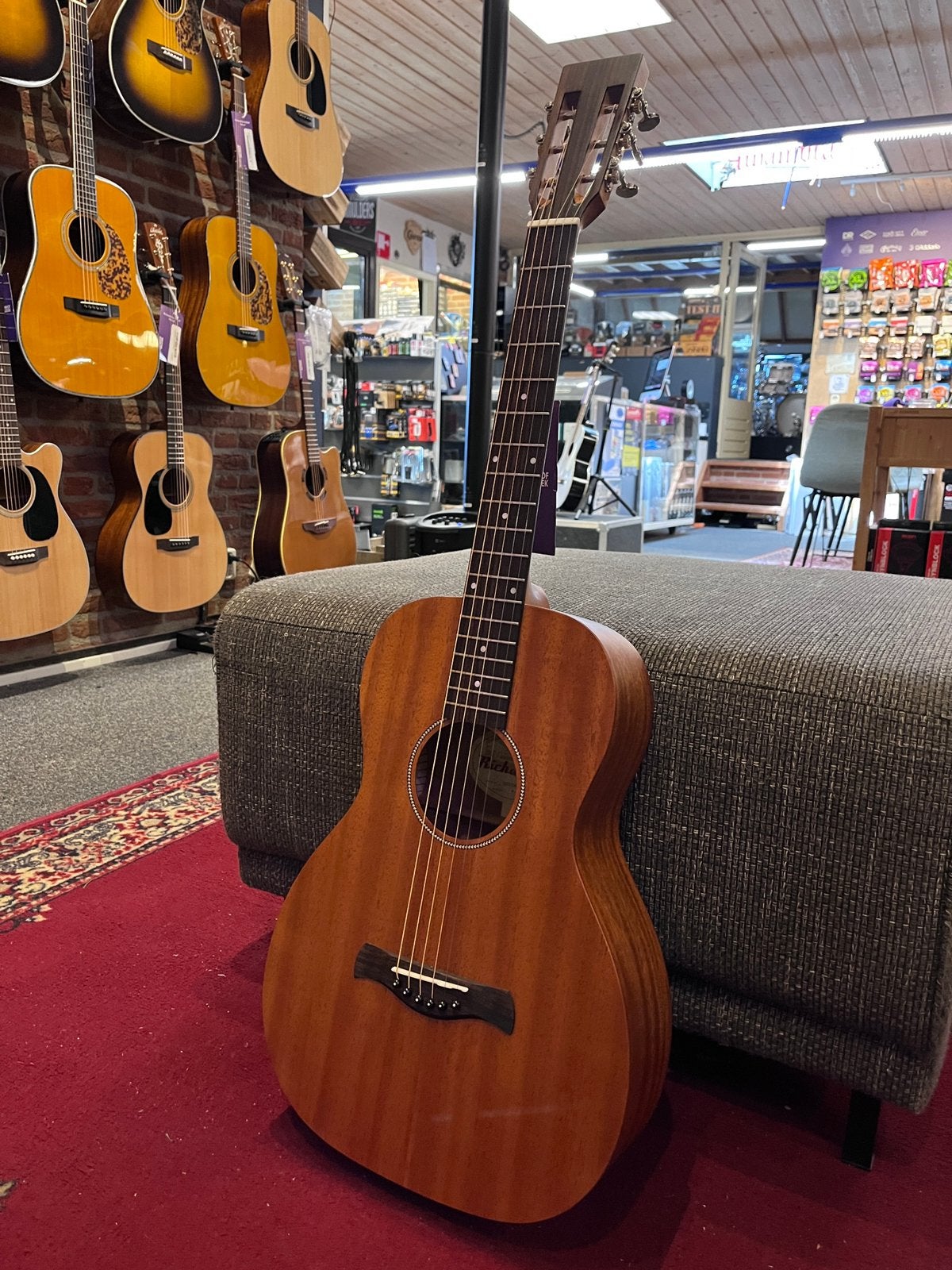 Richwood Master Series P-50 Parlor akoestische gitaar, Ophalen of Verzenden, Nieuw, Western- of Steelstringgitaar