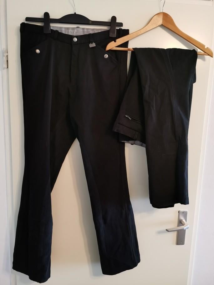 ELT Carsten Heren jodhpur rijbroek, winter, softshell met zi, Maat 52/54 (L), Zwart, Ophalen of Verzenden, Zo goed als nieuw
