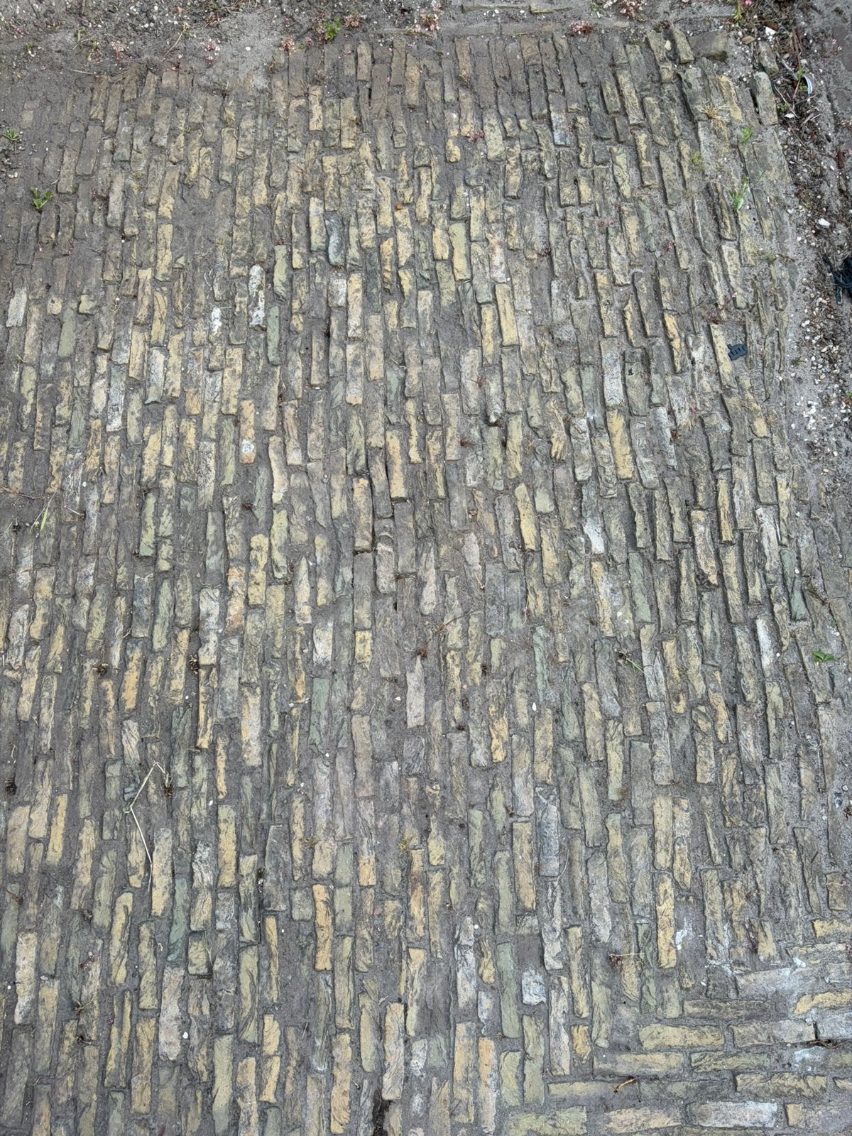 Ijsselsteentjes / waaltjes / straatklinkers – ca. 12m2, Ophalen, Overige materialen, Gebruikt, Klinkers