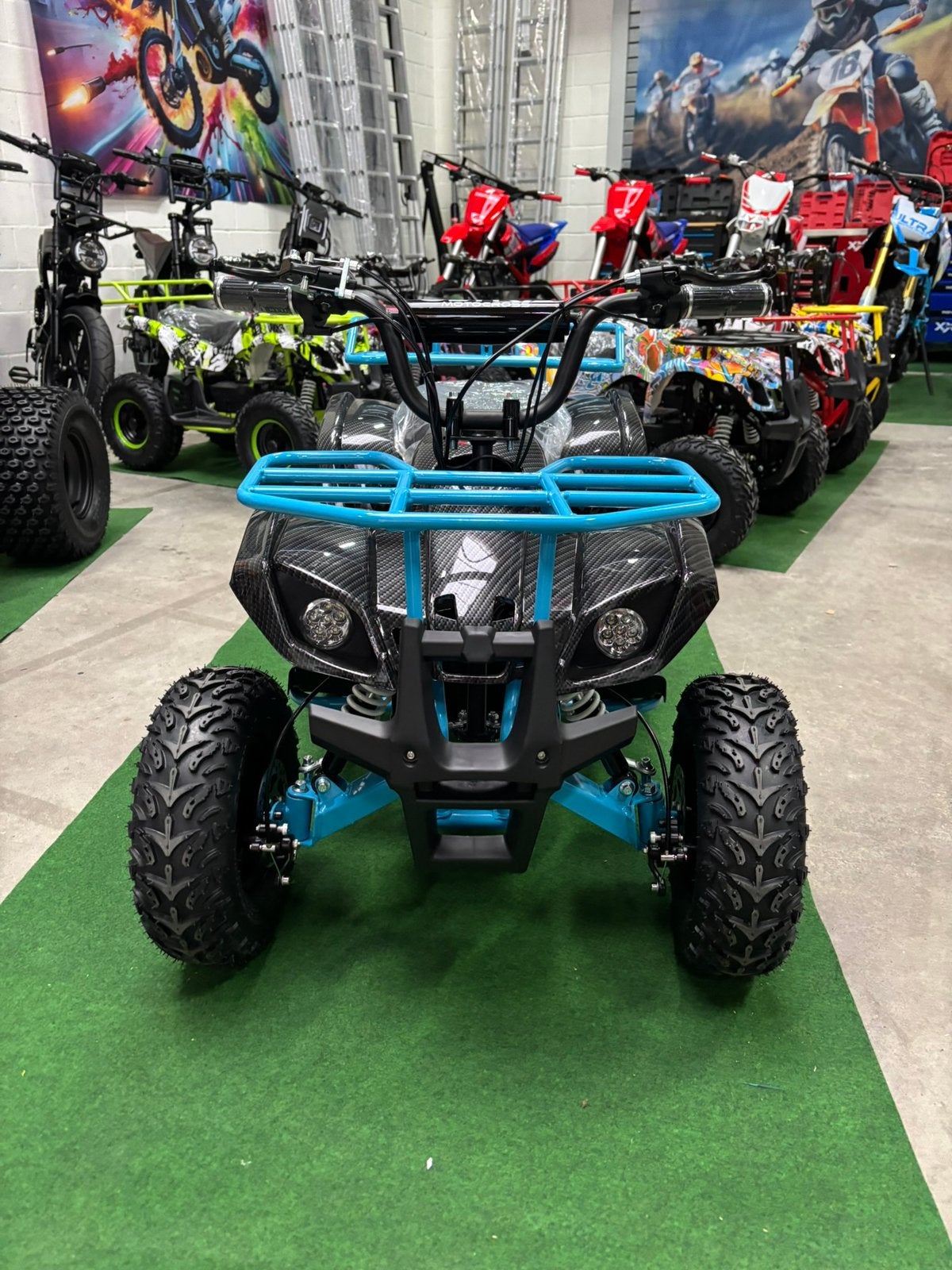 Nieuw Ultra Motocross Blauw Elektrische Kinderquad 1000W 48V, Dr.Nolenslaan 157E 6136GM Sittard, Nieuw, Ophalen of Verzenden, Info@roadmax.nl