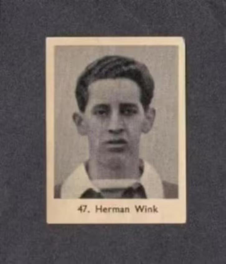 Voetbalplaatje Herman Wink SVV Schiedam (47)., Verzamelen, Ophalen of Verzenden, Zo goed als nieuw
