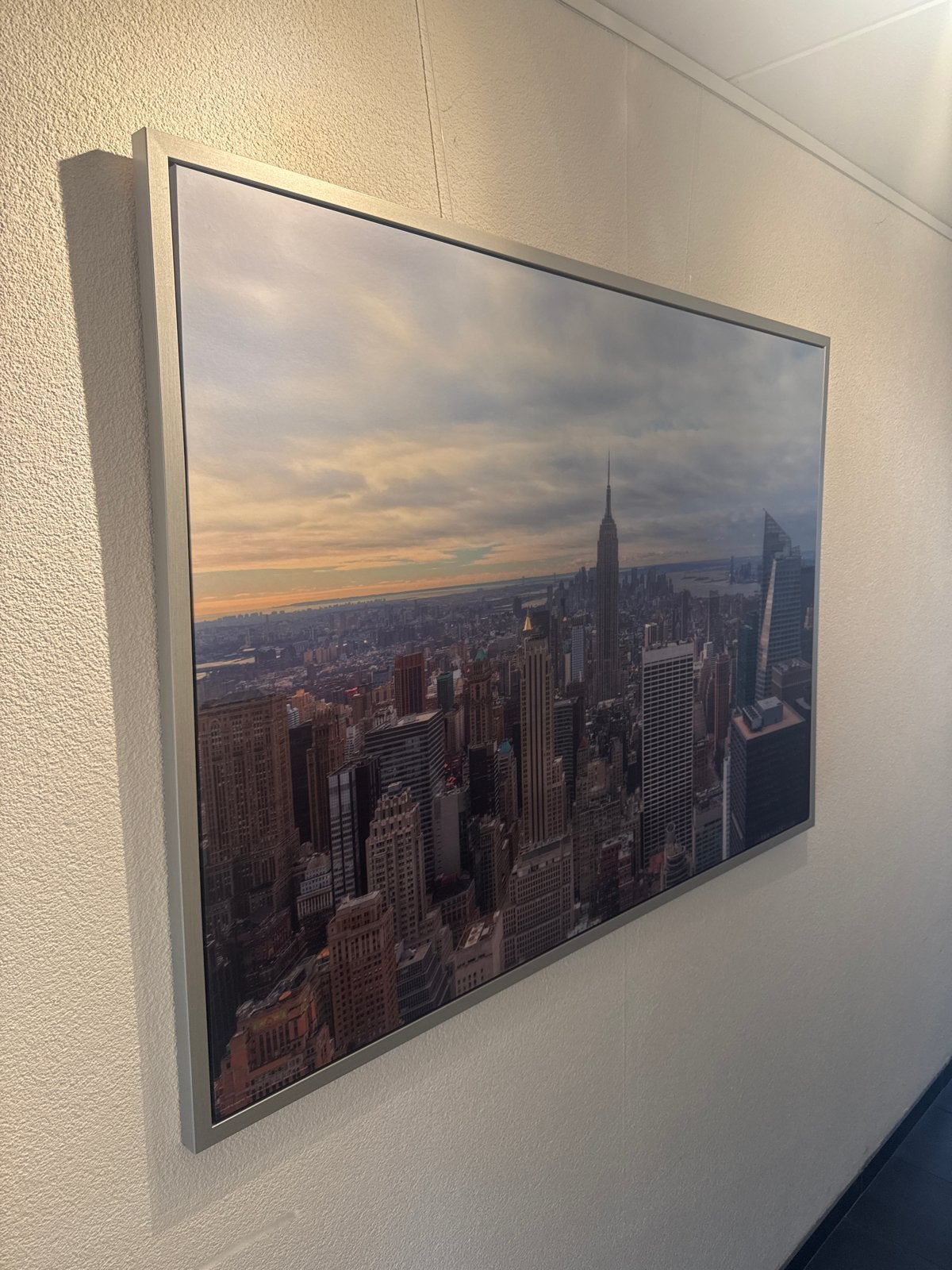 Ikea Schilderij New York Skyline - Empire State Building, Ophalen, 50 – 75, Zo goed als nieuw, Schilderij