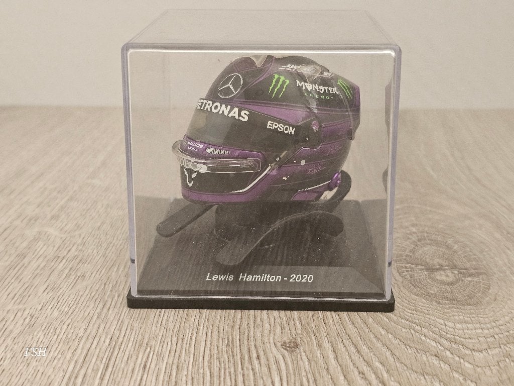 SALE: Helm 1:5 + HANS, L Hamilton, 2020, SPARK. <NIEUWstaat>, Ophalen of Verzenden, Zo goed als nieuw, Formule 1