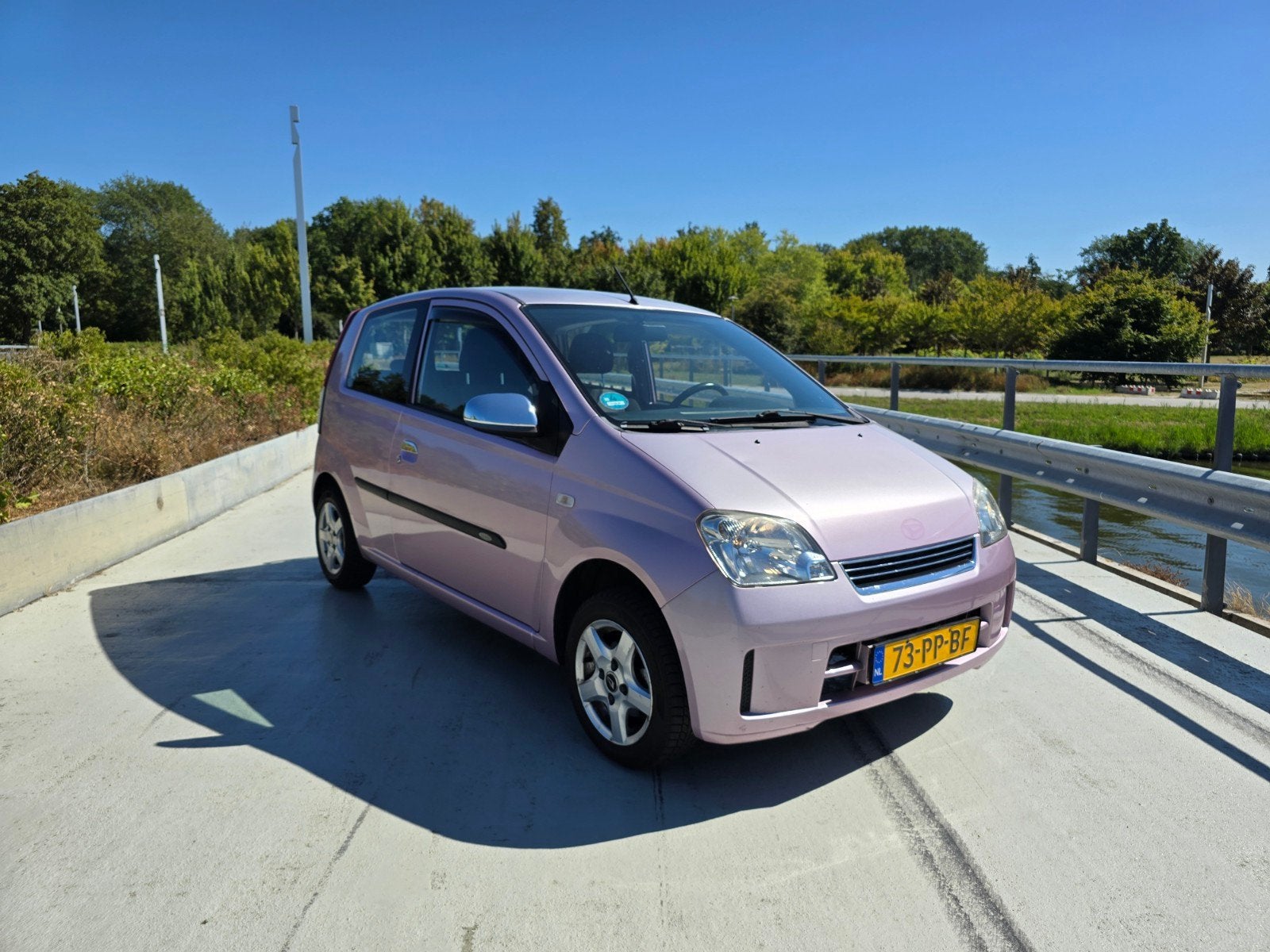 Daihatsu Cuore roze Mira Avy pakket, Voorwielaandrijving, Stof, 600 kg, Zwart