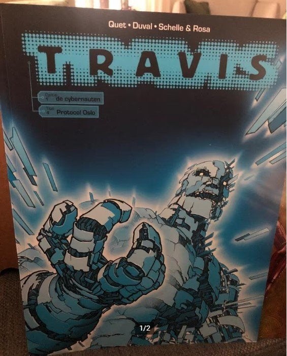 De cybernauten protocol oslo travis j1, Boeken, Eén stripboek, Ophalen of Verzenden, Zo goed als nieuw