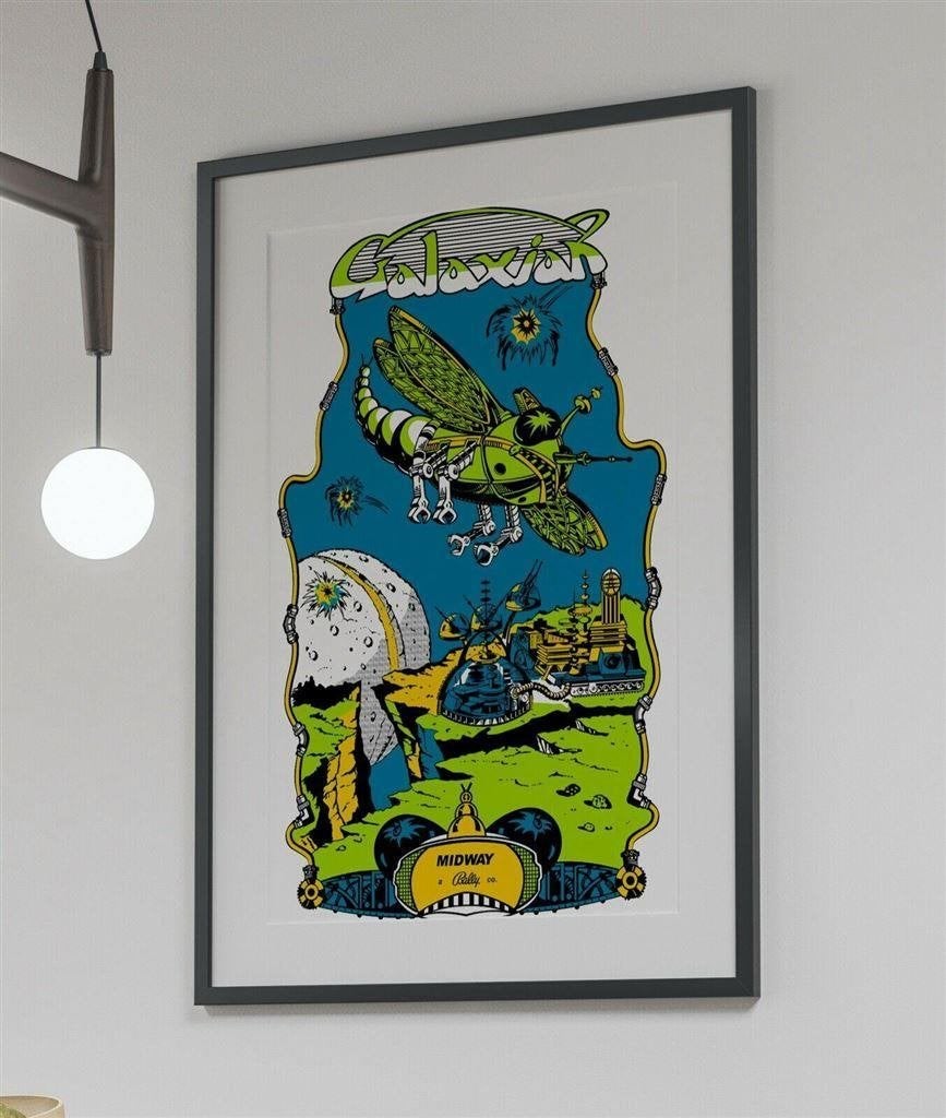 GALAXIAN GALAGA Videogame Atari Poster Print, Verzenden, 1 speler, Nieuw, Vanaf 3 jaar