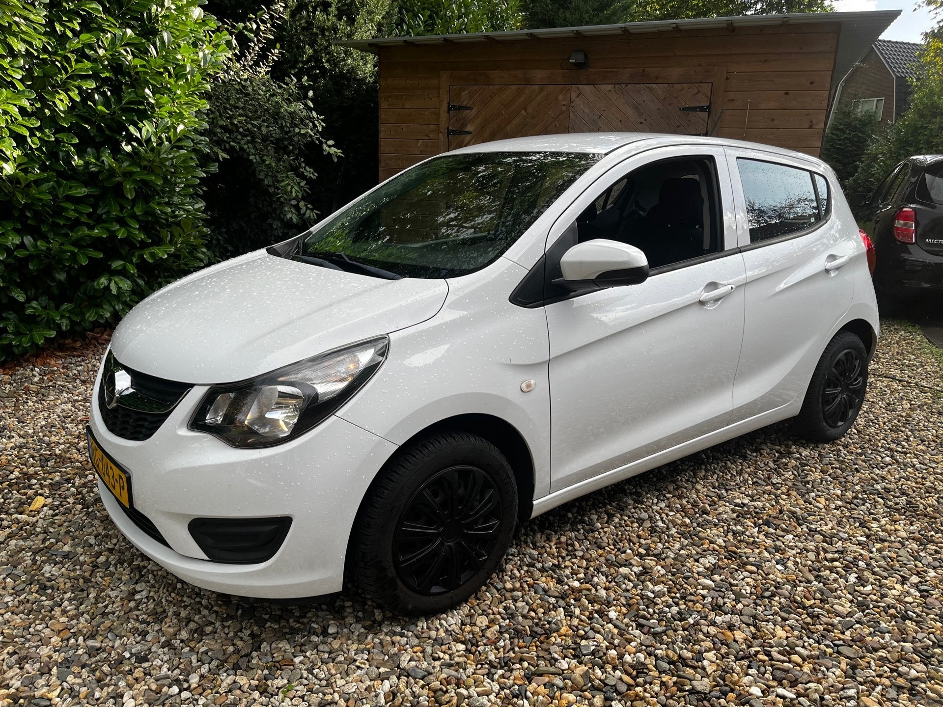 Opel KARL RIJKAAR/APK/HISTORY/BEURT/NAP/AIRCO/5drs//DIREKT M, Auto's, Voorwielaandrijving, Stof, Gebruikt, Wit