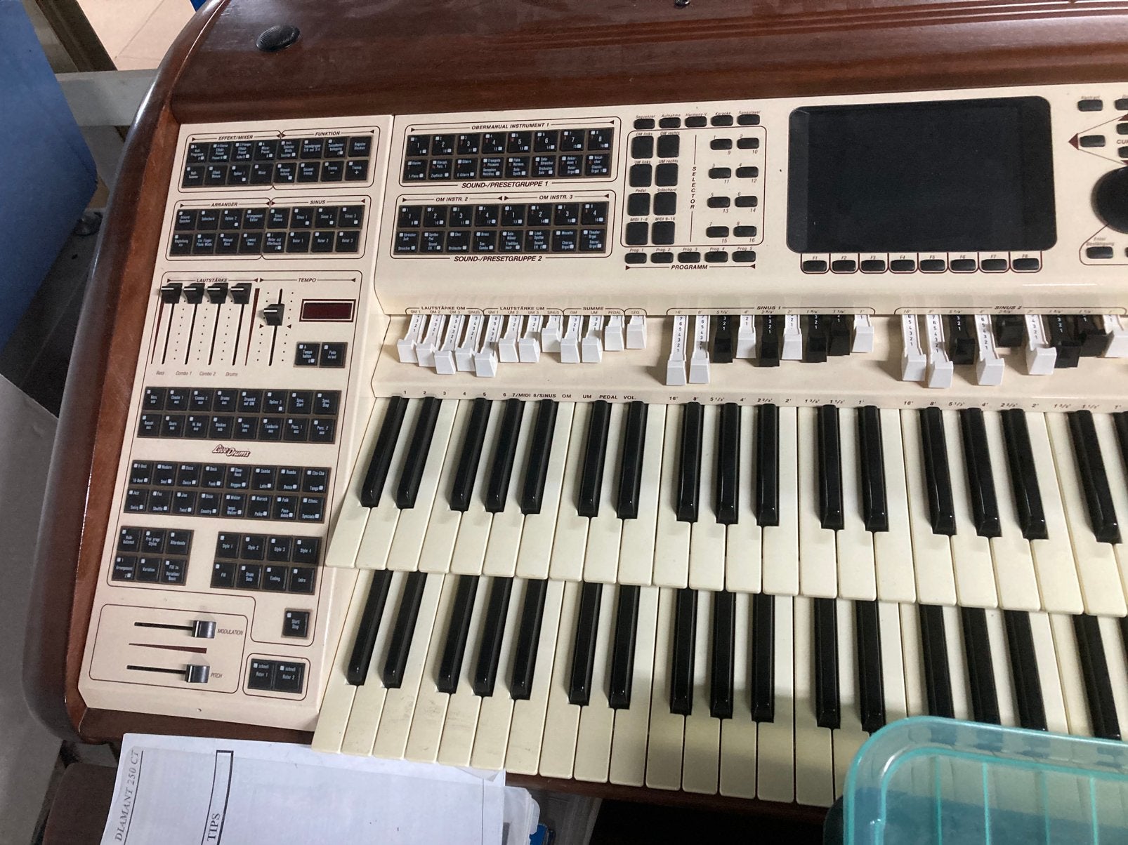 Orgel Bohm Diamant 450 CT, Ophalen of Verzenden, Gebruikt, 2 klavieren, Orgel