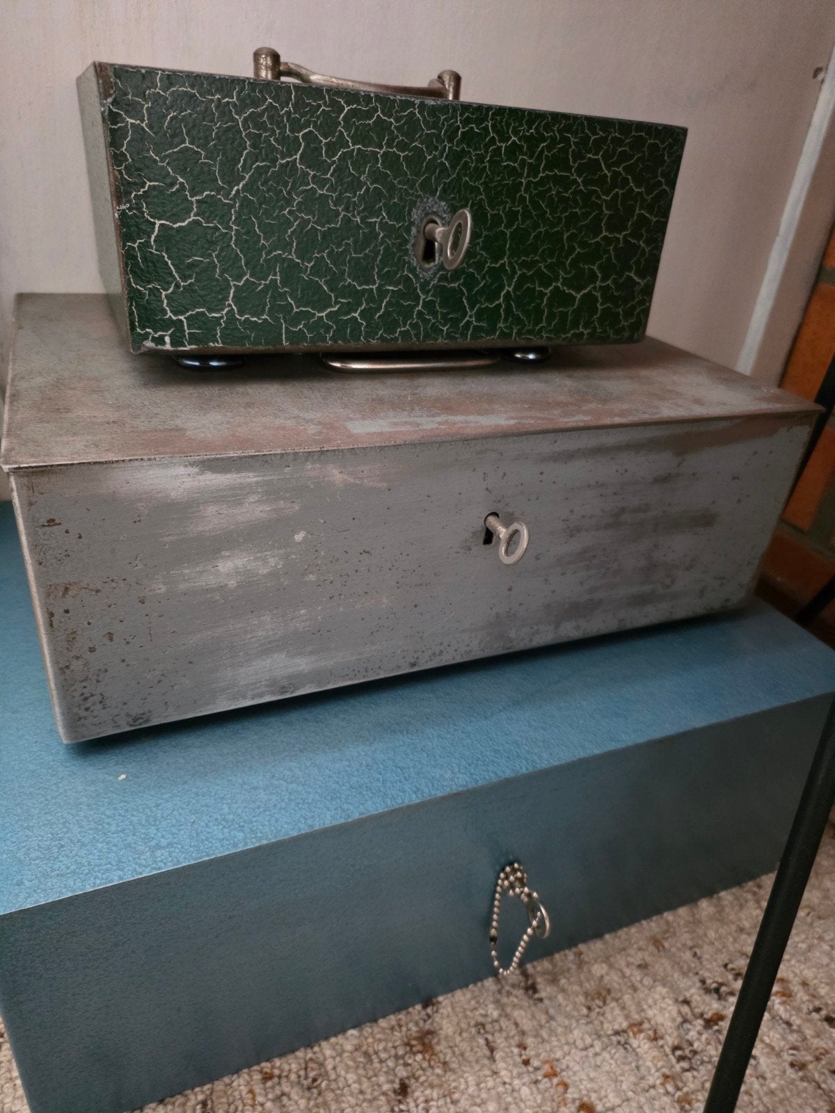 Vintage Brandkast / Kluisje - Diverse Maten, Ophalen