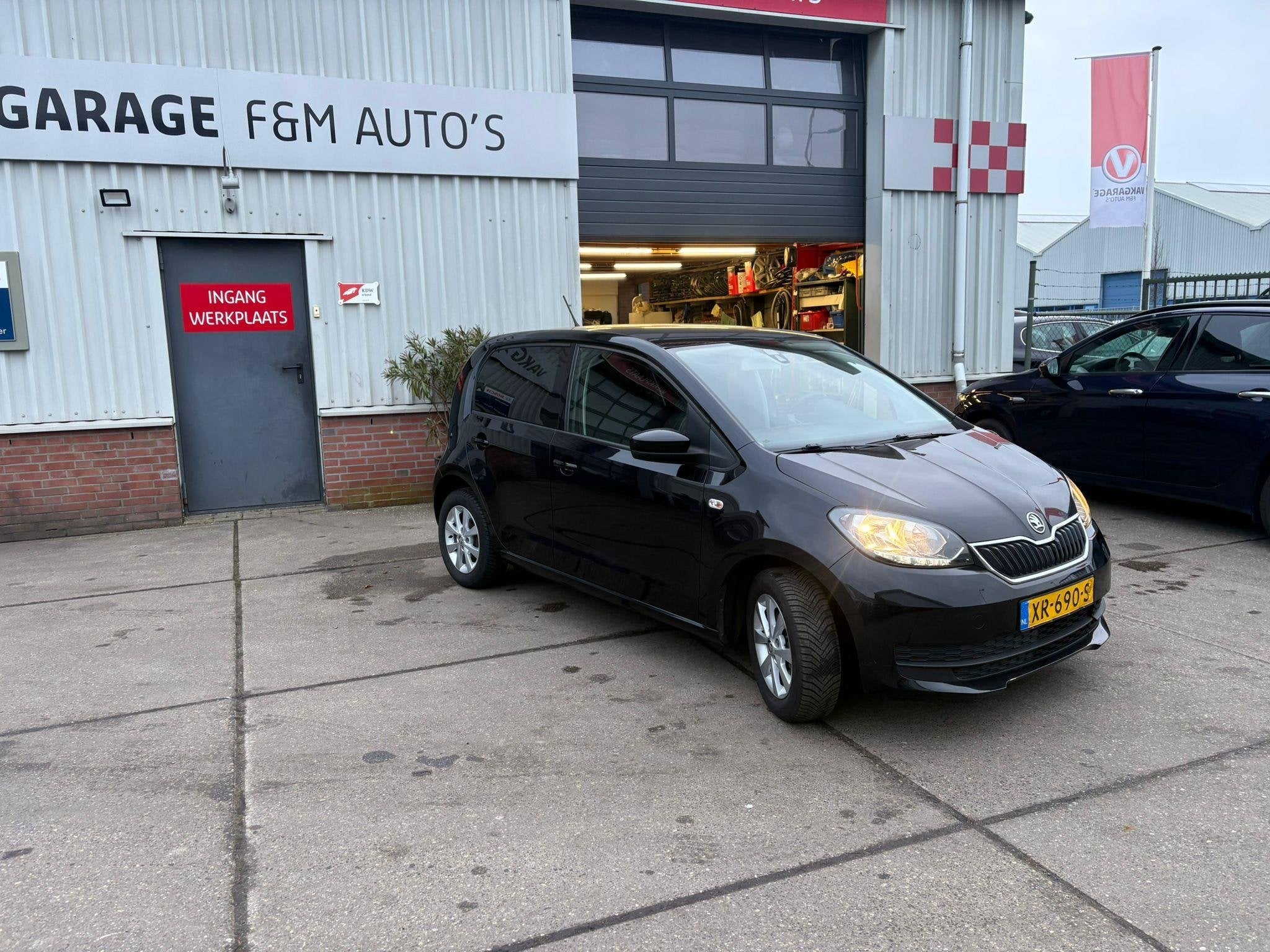 Skoda Citigo 1.0 Greentech Ambition Airco, cruise, Auto's, Voorwielaandrijving, Stof, Gebruikt, Start-stop-systeem