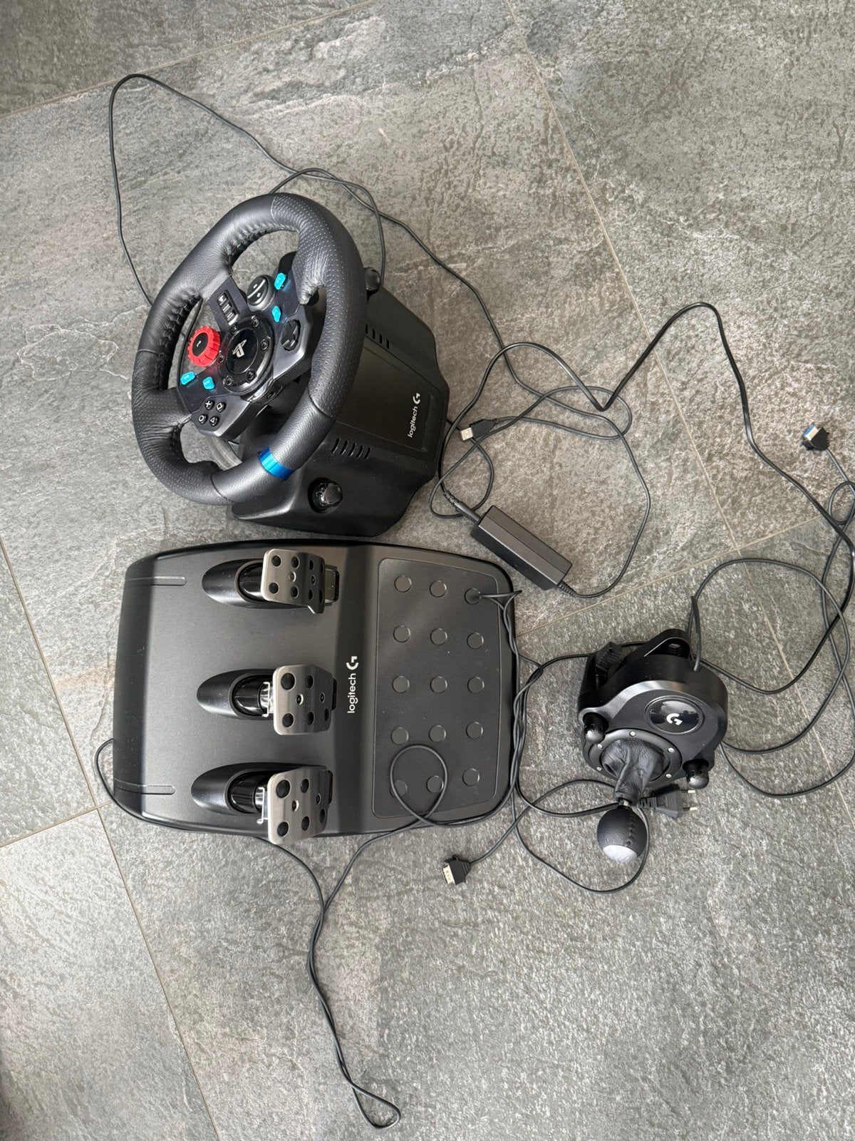 Logitech G29 complete set: stuur, pedalen + versnellingspook, Ophalen of Verzenden, Zo goed als nieuw