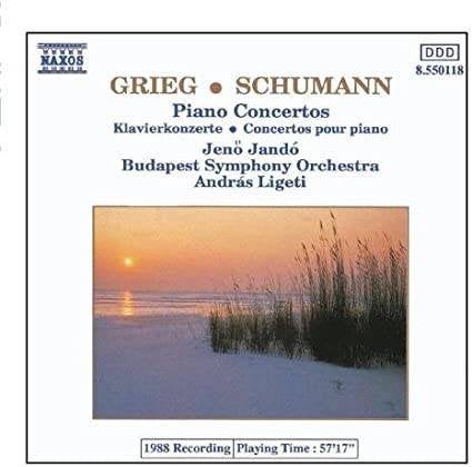 CD Grieg/Schumann : Piano concertos Naxos, Ophalen of Verzenden, Zo goed als nieuw, Romantiek, Orkest of Ballet