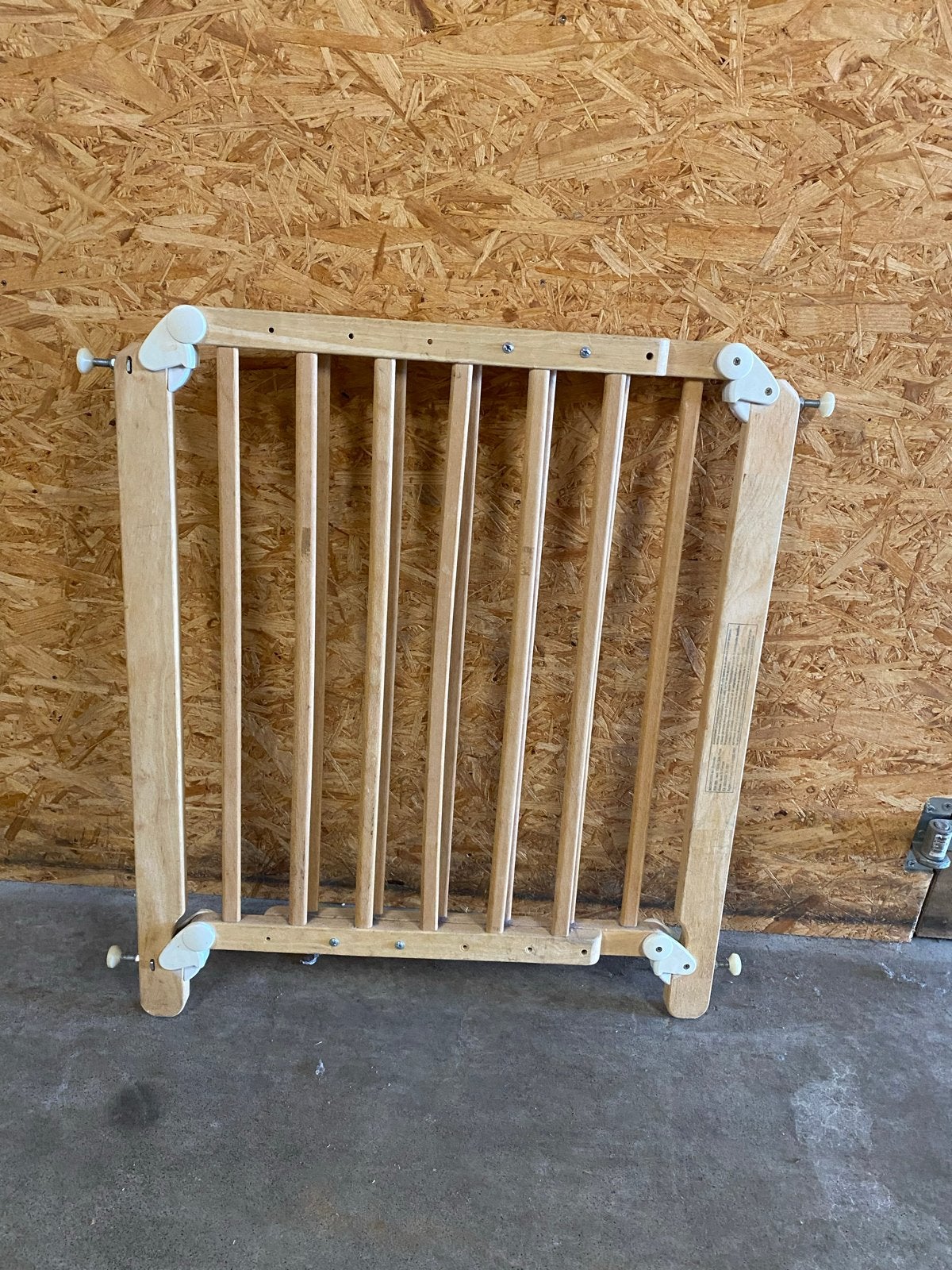 Houten Veiligheidshekje - Gebruikt maar in goede staat, Kinderen en Baby's, Gebruikt, Ophalen of Verzenden, Klemhekje, Hout