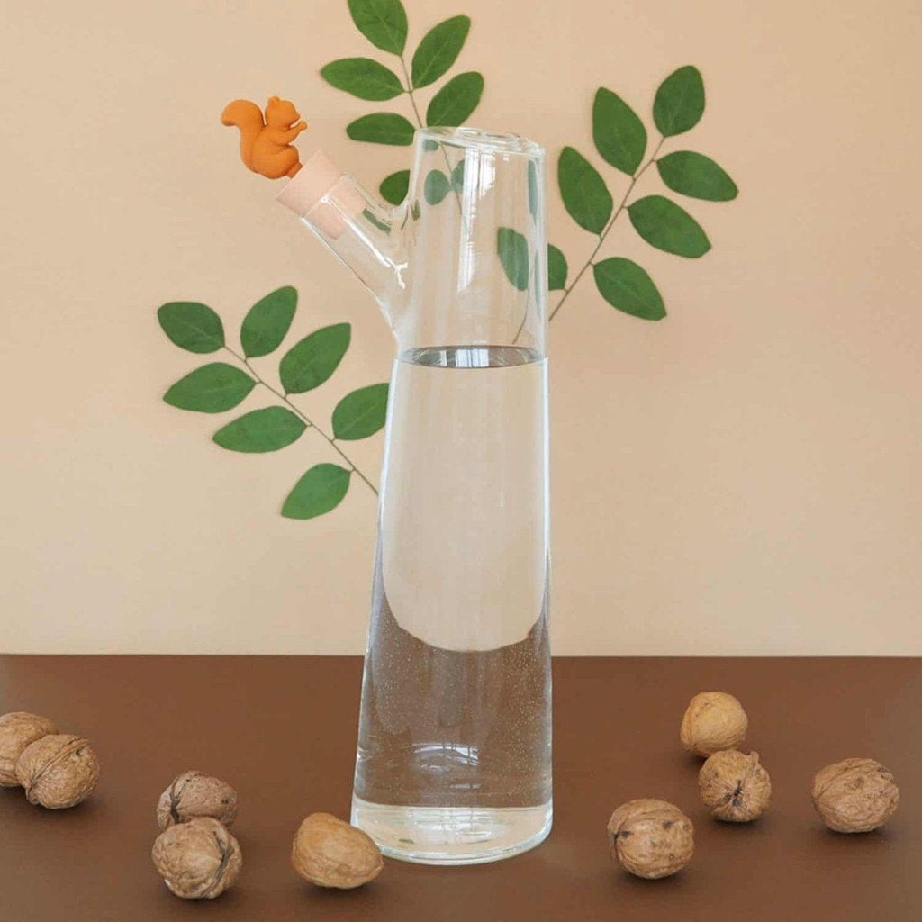 Superleuke karaf of vaas, Balvi, eekhoorn, ongebruikt, Huis en Inrichting, Glas of Glazen, Nieuw, Ophalen of Verzenden, Glas
