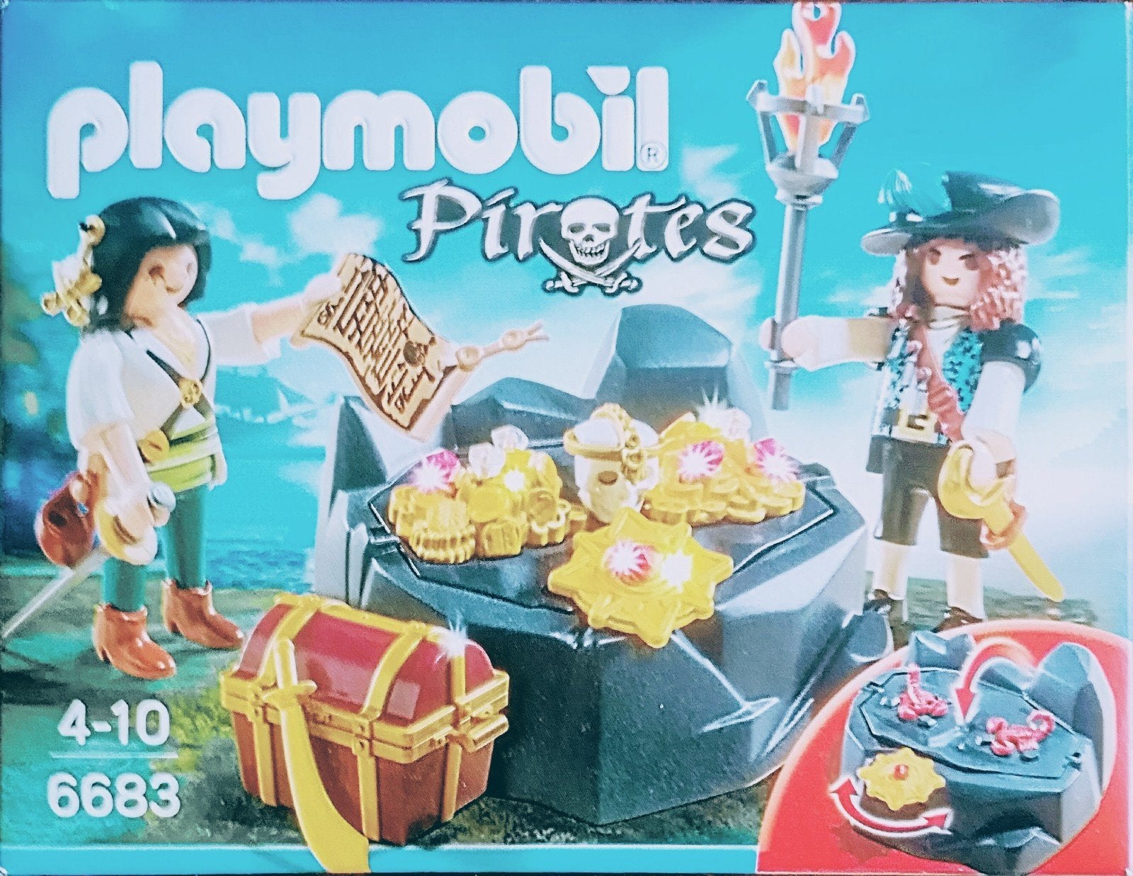 Pirates Koninklijke Schatkist Met Piraat 6683, Kinderen en Baby's, Speelgoed | Playmobil, Ophalen of Verzenden