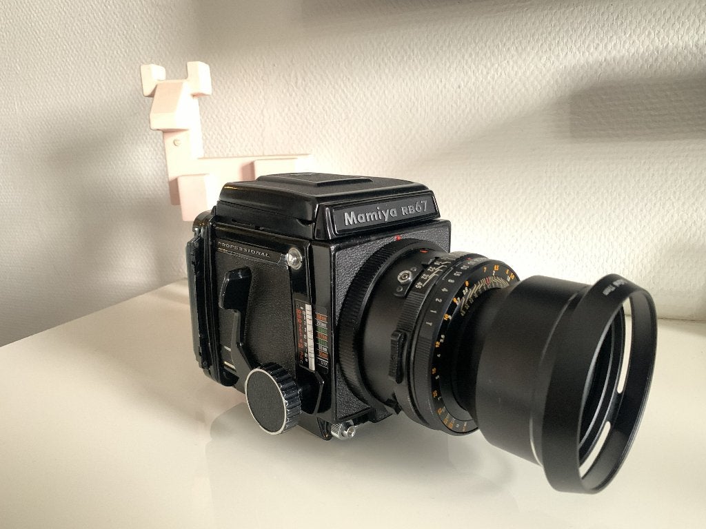 Mamiya RB67 Professional + instax back, Ophalen, Zo goed als nieuw, Spiegelreflex, Overige Merken