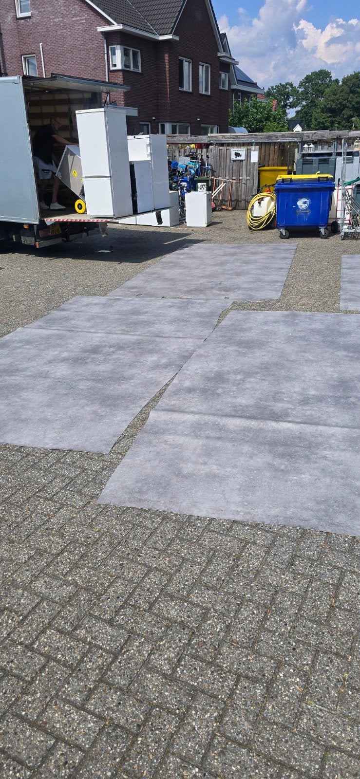 pvc vloer grijs, Ophalen, 15 m² of meer, Zeil