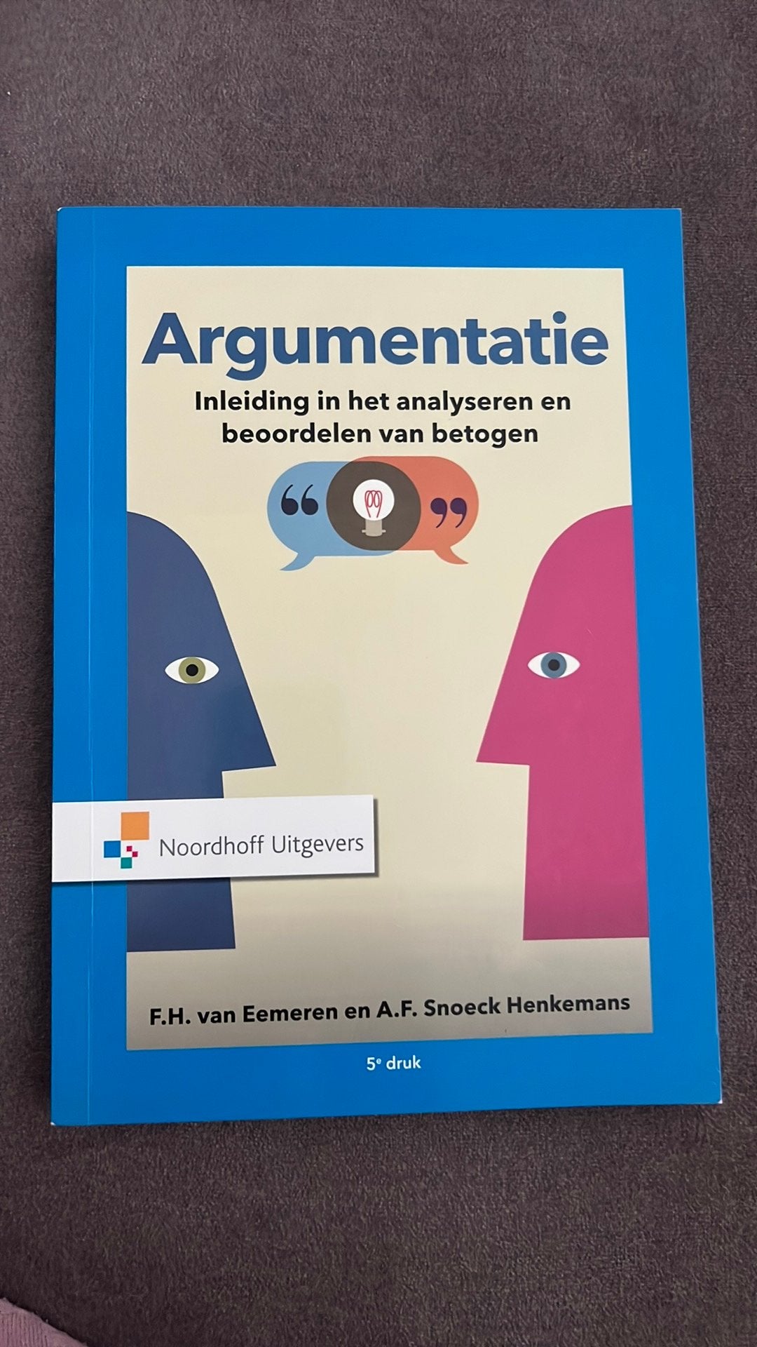 Argumentatie – Inleiding in het analyseren en beoordelen van, Boeken, Ophalen of Verzenden