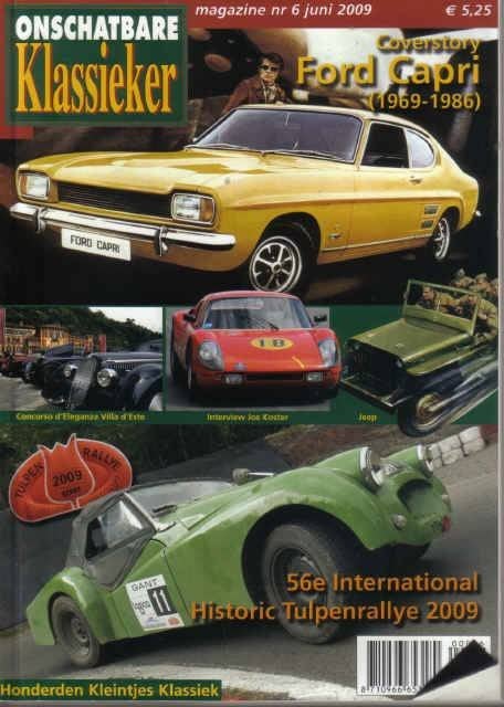 OK 6 2009 : Ford Capri - Jeep - Maserati Shamal - VW Kever, Ophalen of Verzenden, Gelezen, Algemeen