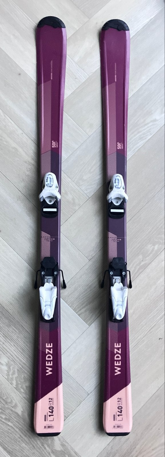Wedze ski's 140 cm, Overige merken, 140 tot 160 cm, Gebruikt, Ophalen of Verzenden